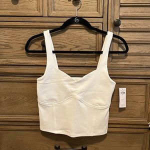 Abercrombie White Tank Top